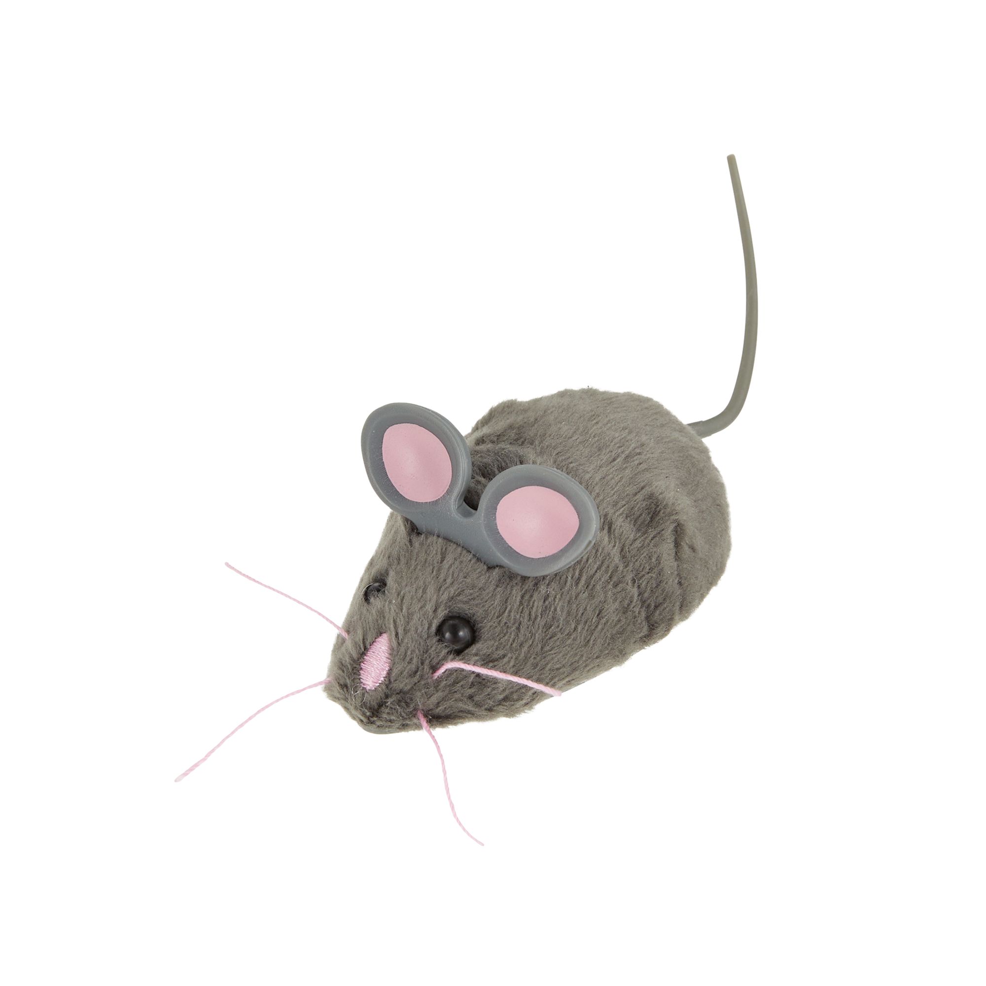 Whisker City Robotic Gray Mouse Cat Toy