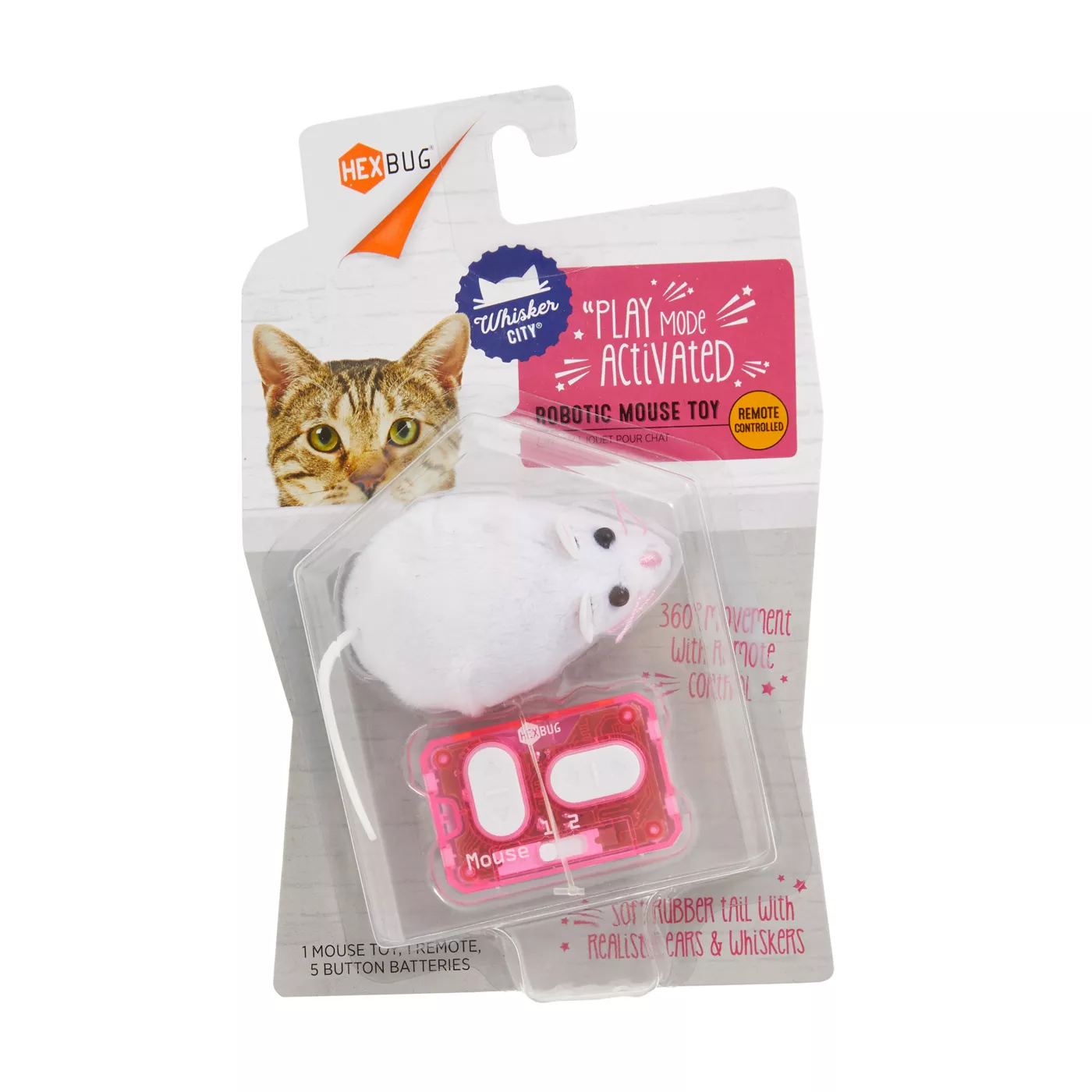 App controlled mouse cat toy best sale