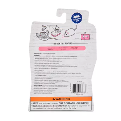 Whisker City Robotic White Mouse Cat Toy - Image 6