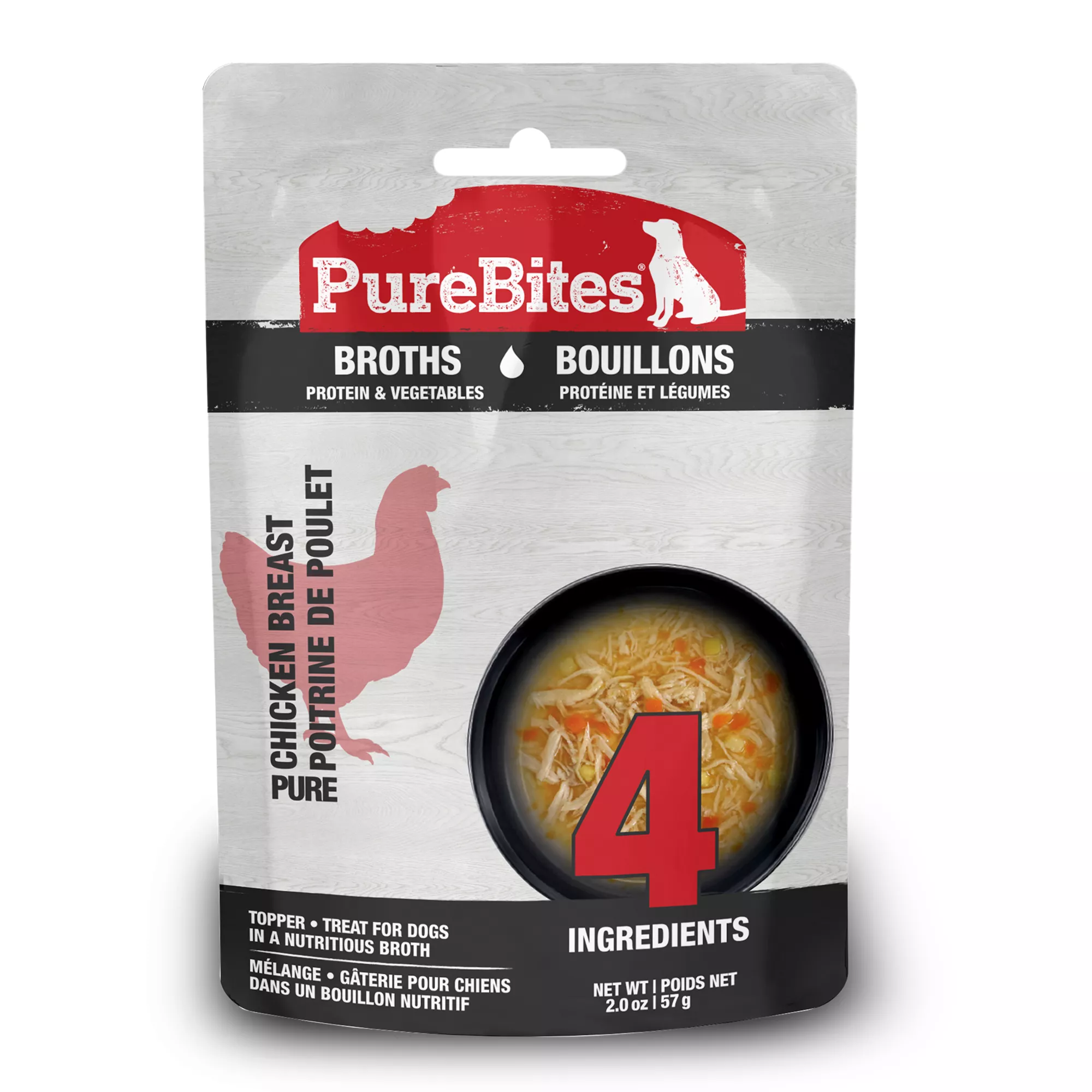 PureBites Chicken & Vegetables Broth Dog Food Topper