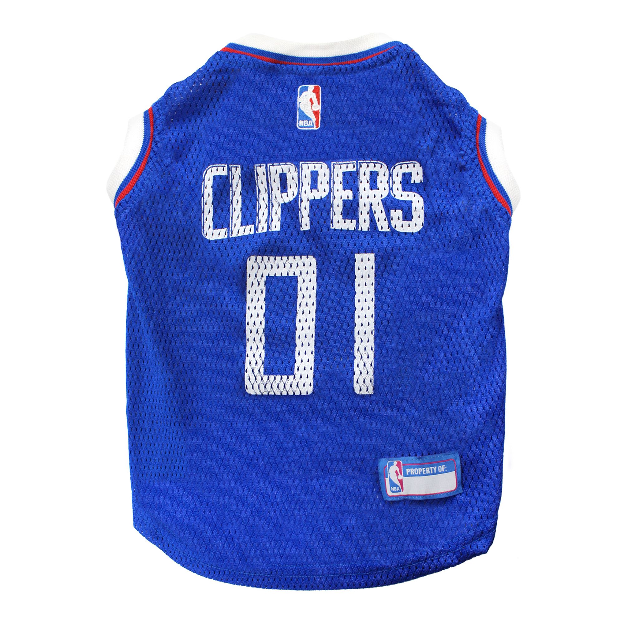 Pets First La Clippers Mesh Jersey, Size: XS | PetSmart