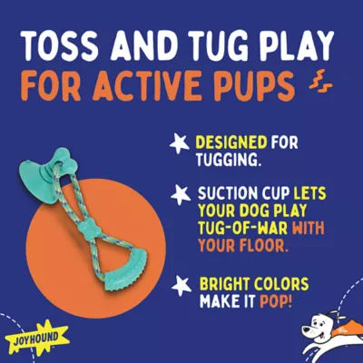 Joyhound Game On Suction Cup Tug Dog Toy