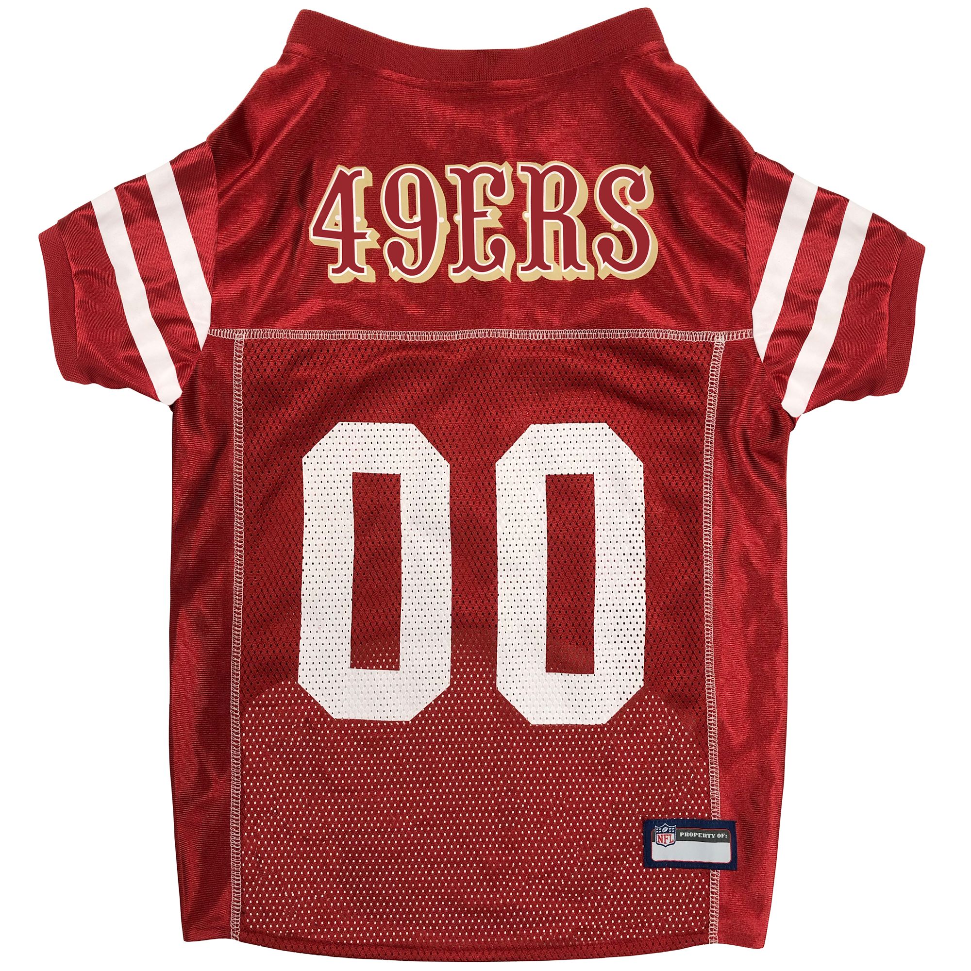 Pets First San Francisco 49ers Mesh Jersey, Size: Small | PetSmart