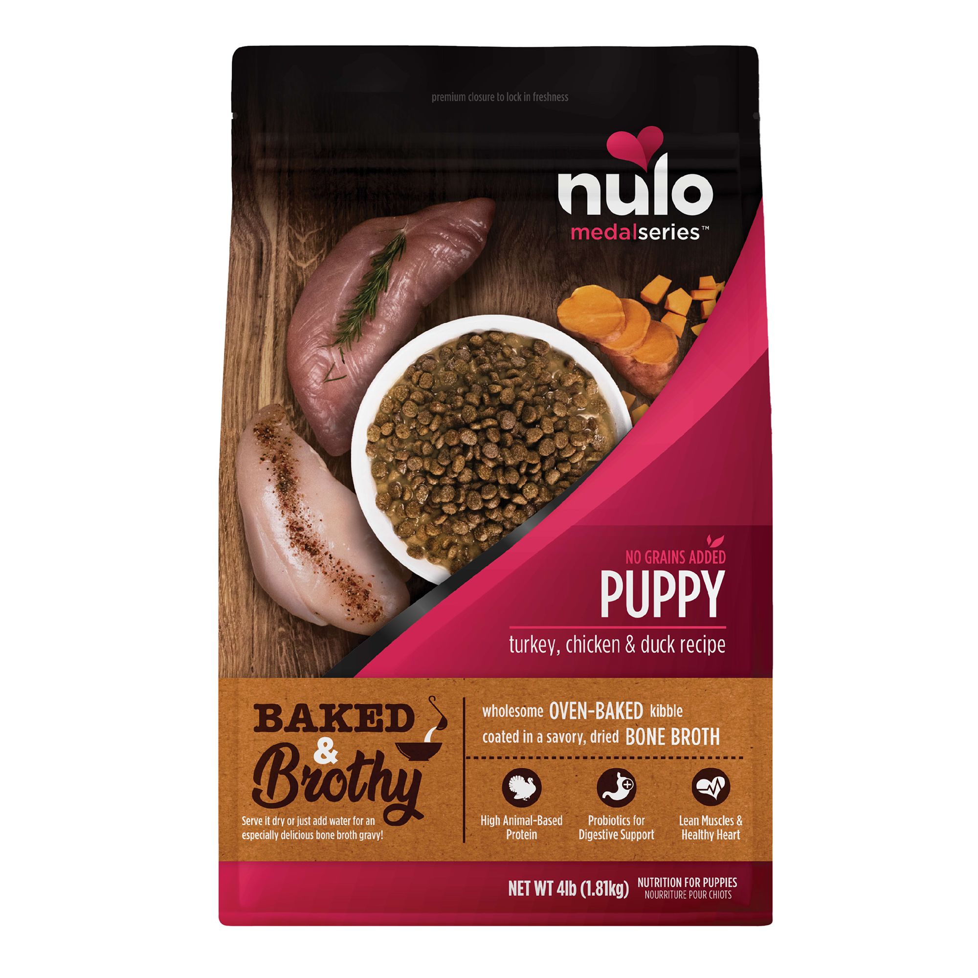 Nulo puppy 2025 food serving size