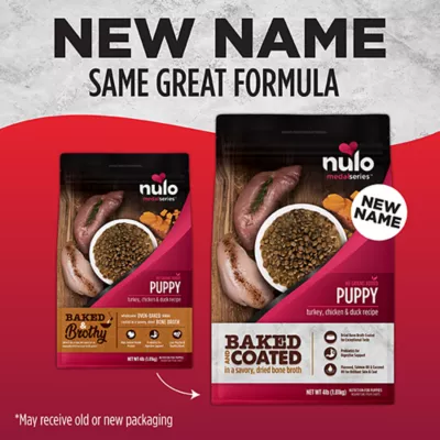 Product Nulo MedalSeries Baked & Coated Puppy Dry Dog Food - Turkey, Chicken & Duck