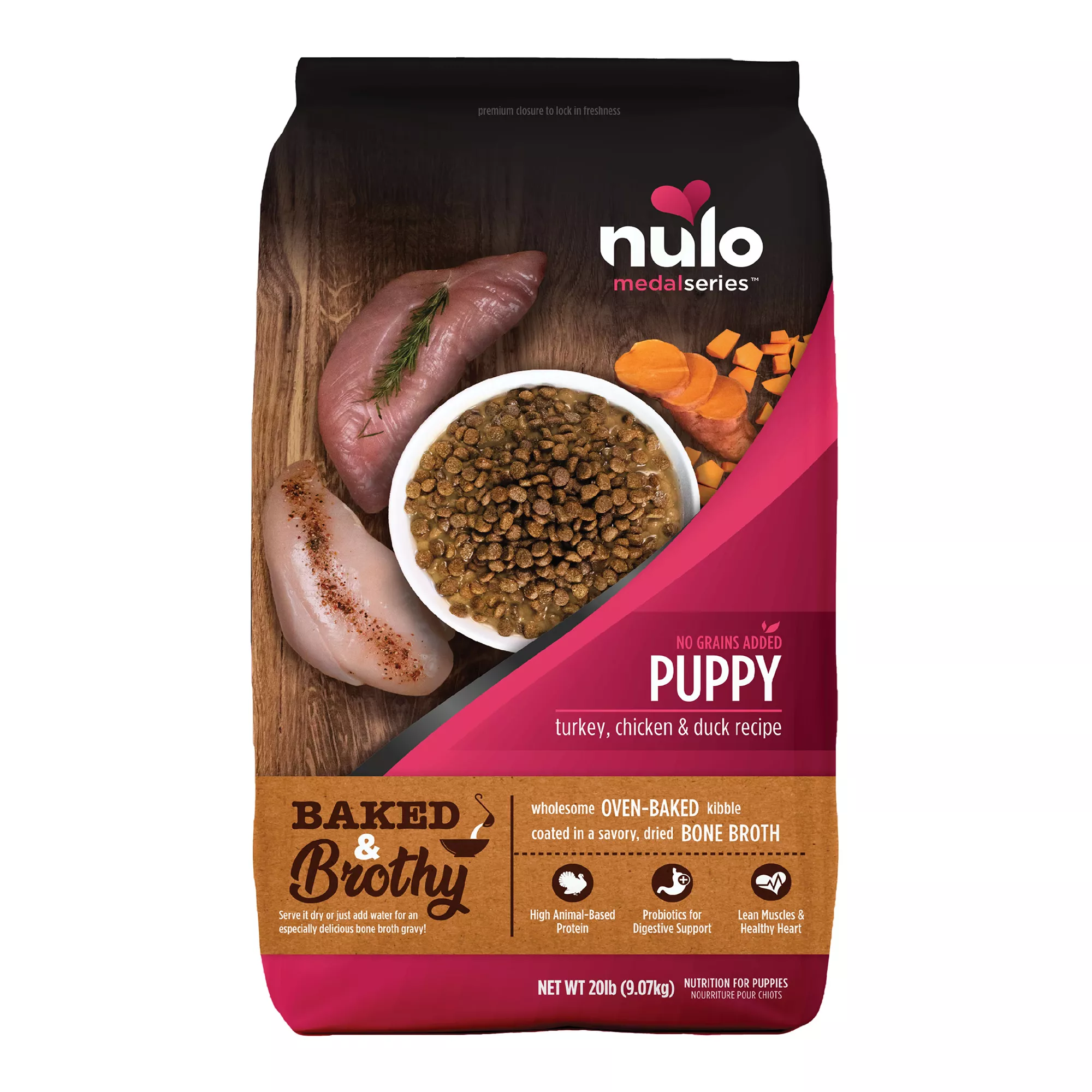 Nulo MedalSeries Puppy Dry Dog Food - High-Protein, Turkey, Chicken & Duck