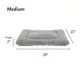 Product Top Paw® Grey Cloud Sherpa Pillow Dog Bed