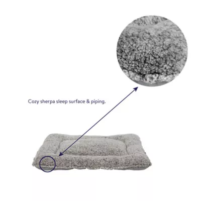 Product Top Paw® Grey Cloud Sherpa Pillow Dog Bed