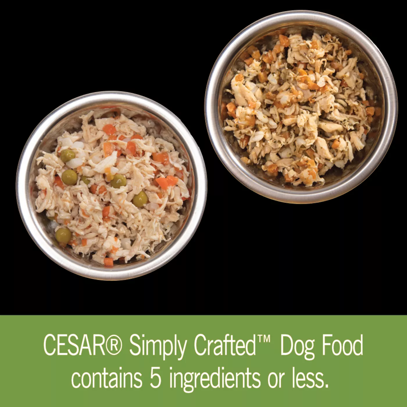 Cesar Simply Crafted Adult Wet Dog Food Meal Topper Grain Free