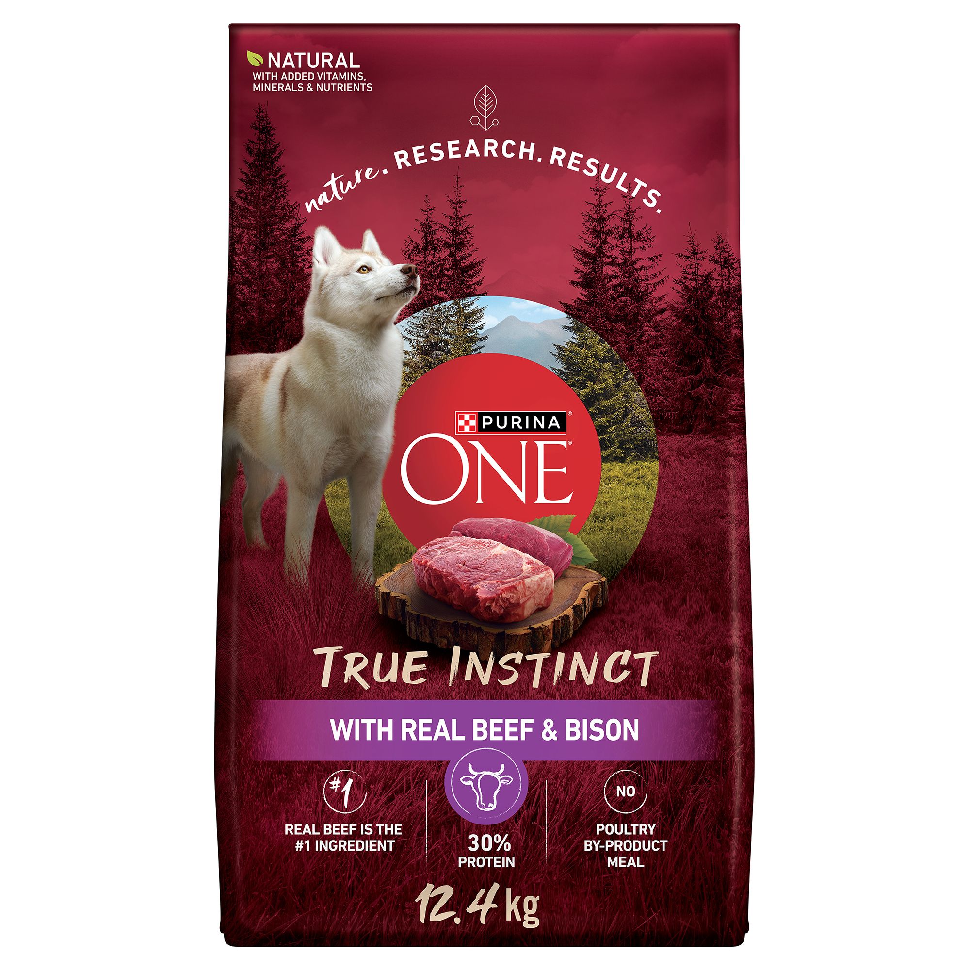 Purina ONE True Instinct Dog Food - Beef & Bison