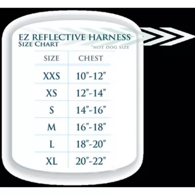 Hip Doggie EZ Mesh Reflective Vest Dog Harness - Image 5