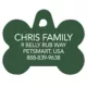 Product TagWorks® Green Forest Bone Pet ID Tag