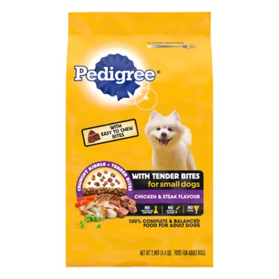 Product Pedigree Tender Bites Small Dog Dry Dog Food Chicken & Steak Flavour