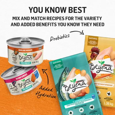 Beyond Grain Free Wet Cat Food - Pâté Variety Pack, 4 Flavours, 85 g x 24 - Image 6