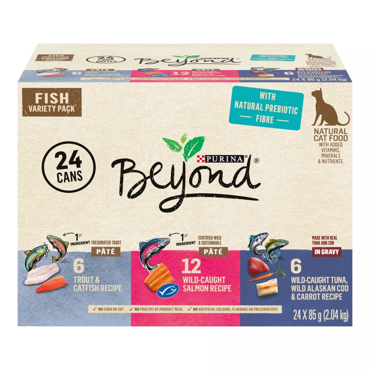 Purina Beyond Fish Adult Wet Cat Food Variety Pack