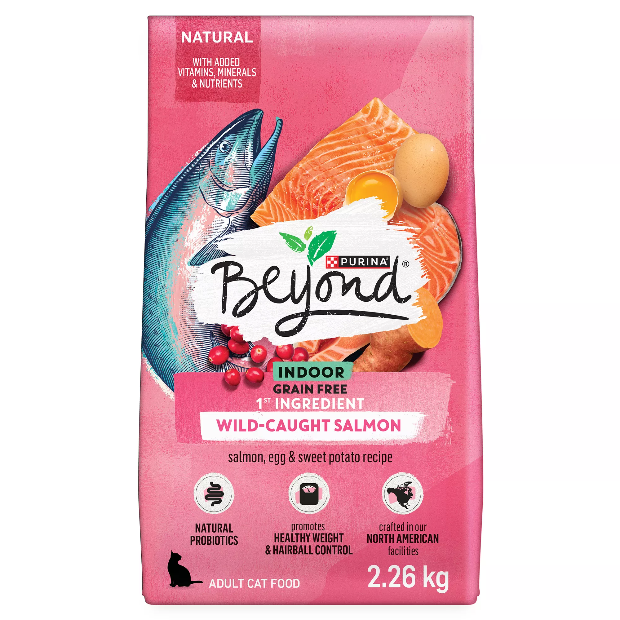 Purina Beyond Simply Adult Dry Cat Food - Grain Free Salmon, Egg & Sweet Potato