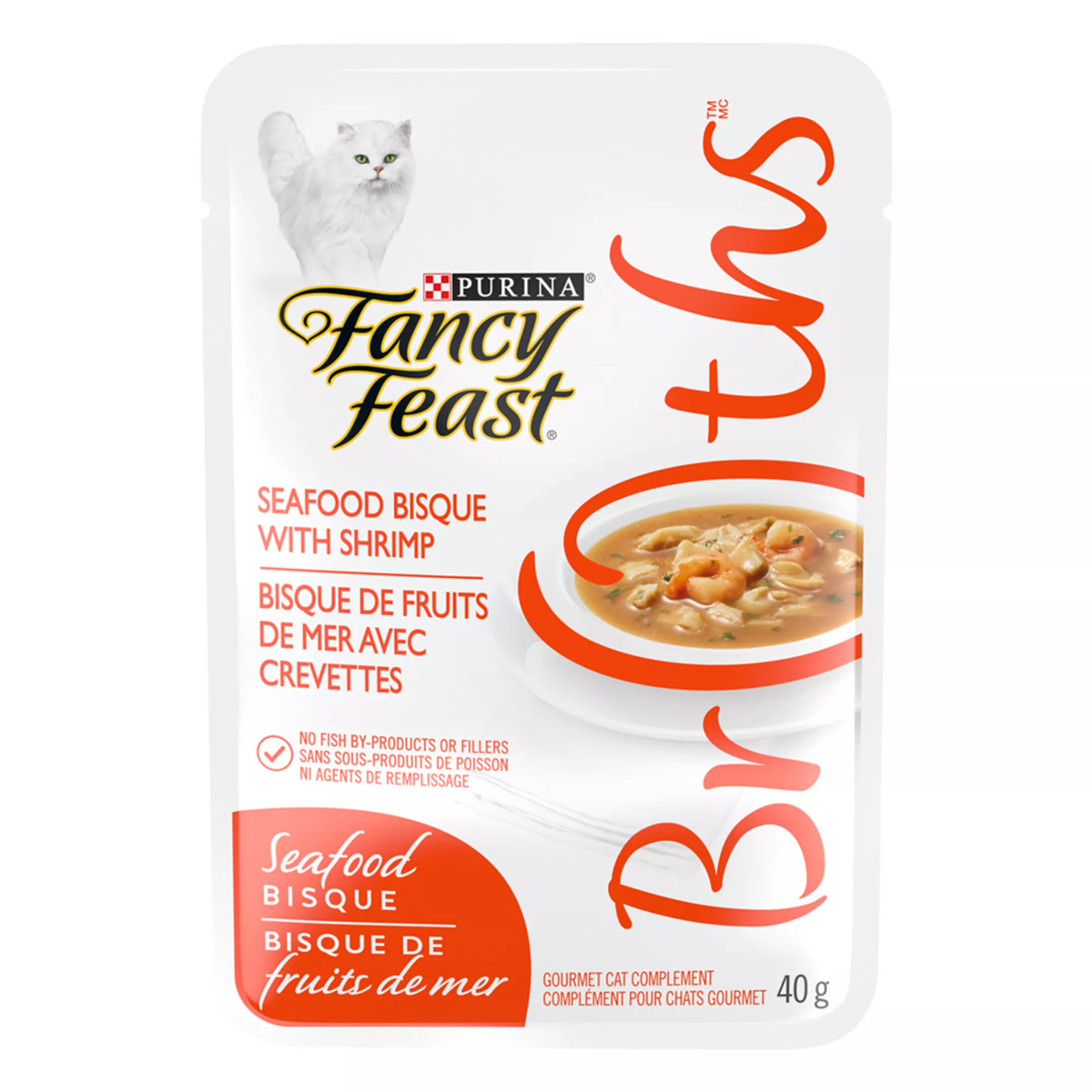 Fancy Feast® Broths Seafood Bisque Wet Cat Complement