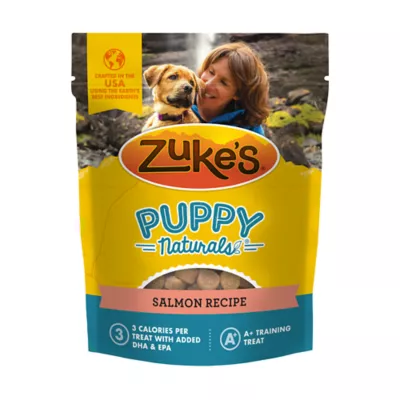 Product Zuke's Puppy Naturals Training Puppy Dog Treats - Salmon & Chickpea