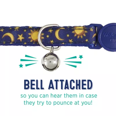 Product Whisker City® Moons & Stars Breakaway Kitten & Cat Collar