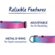 Product Top Paw® Pink & Teal Ombre Dog Collar