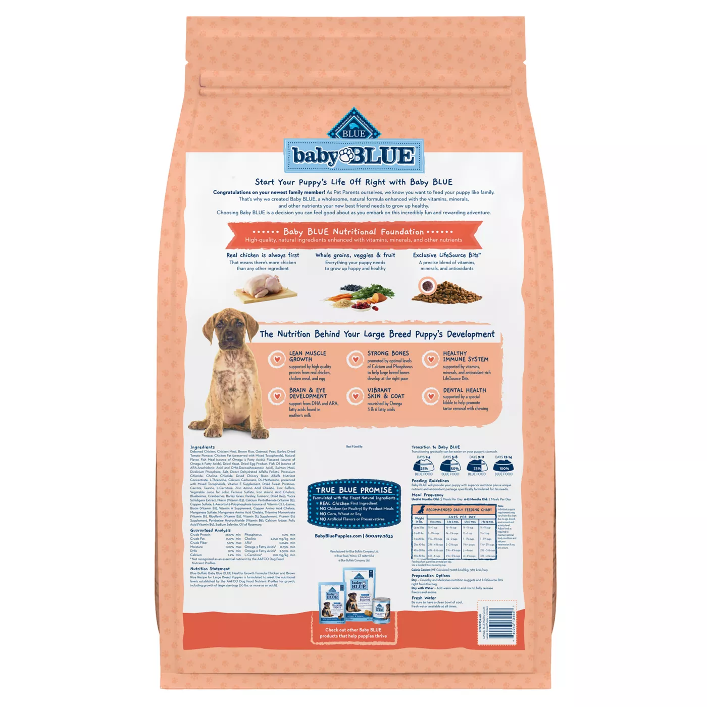 Blue large breed puppy food best sale