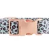 Top Paw® Teal Cheetah Neoprene Adjustable Dog Collar image thumbnail 5