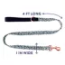 Top Paw® Cheetah Neoprene Dog Leash: 4-ft long, 1-in wide image thumbnail 2