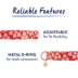 Top Paw® Strawberry Neoprene Adjustable Dog Collar image thumbnail 3