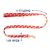 Top Paw® Strawberry Print Neoprene Dog Leash: 4-ft long, 1-in wide image thumbnail 2