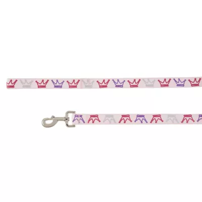 Product Top Paw® Pink Princess Dog Leash: 6-ft long