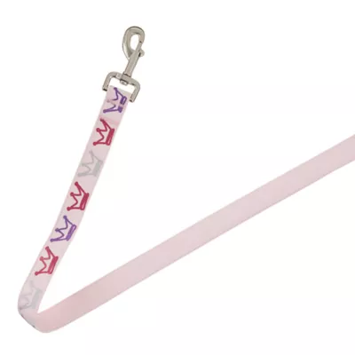 Product Top Paw® Pink Princess Dog Leash: 6-ft long