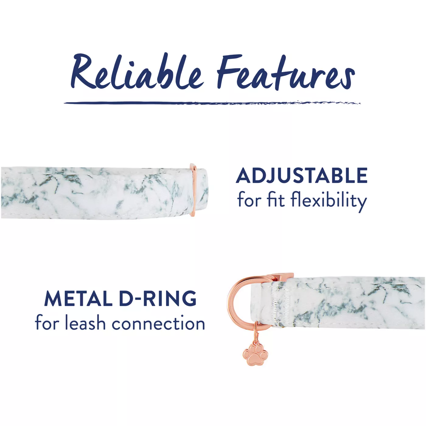 Marble dog collar sale