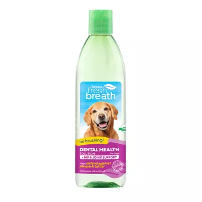 TropiClean Fresh Breath Dental Health Solution Plus Hip & Joint - Image 1