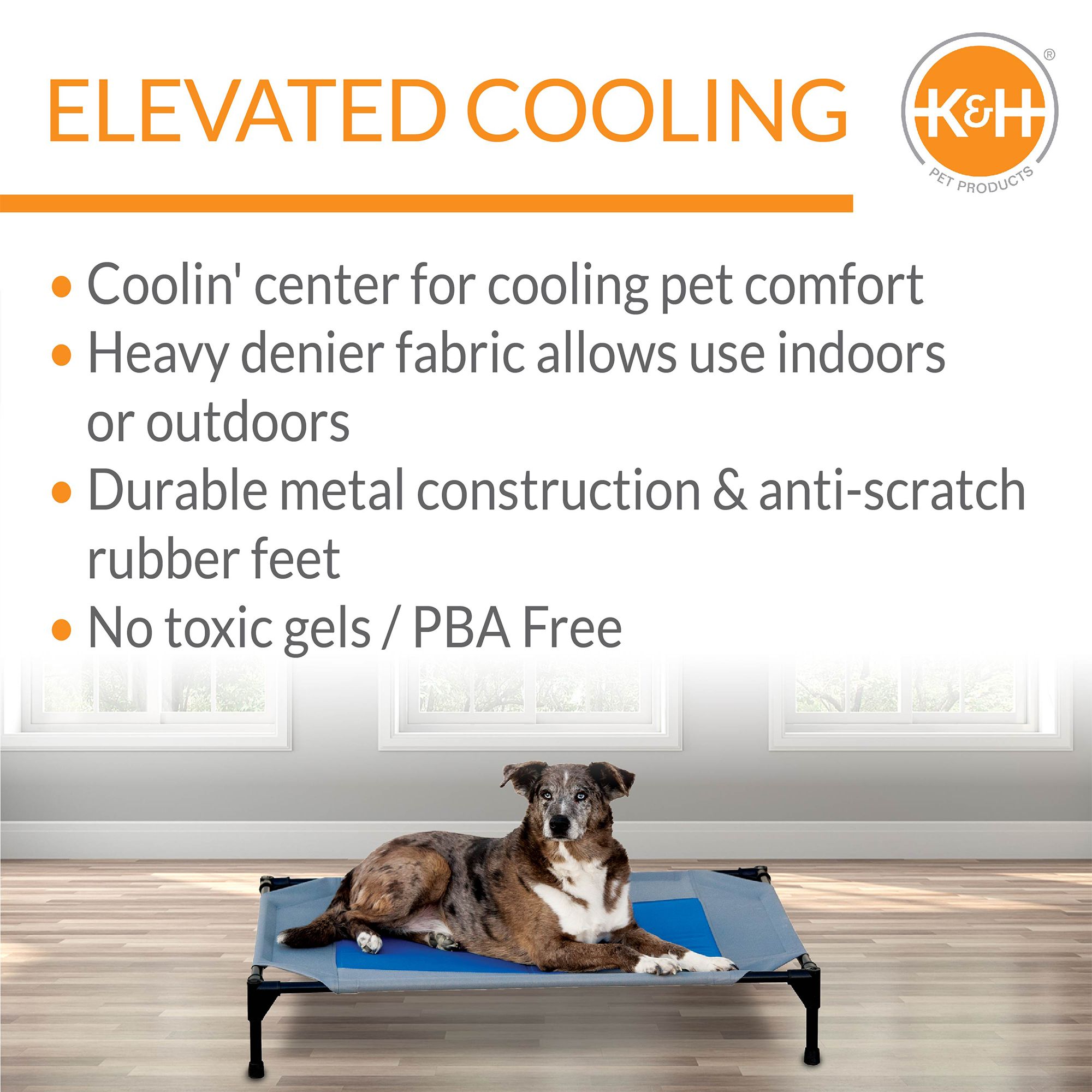 K H Pet Products Coolin Pet Cot Elevated Pet Bed