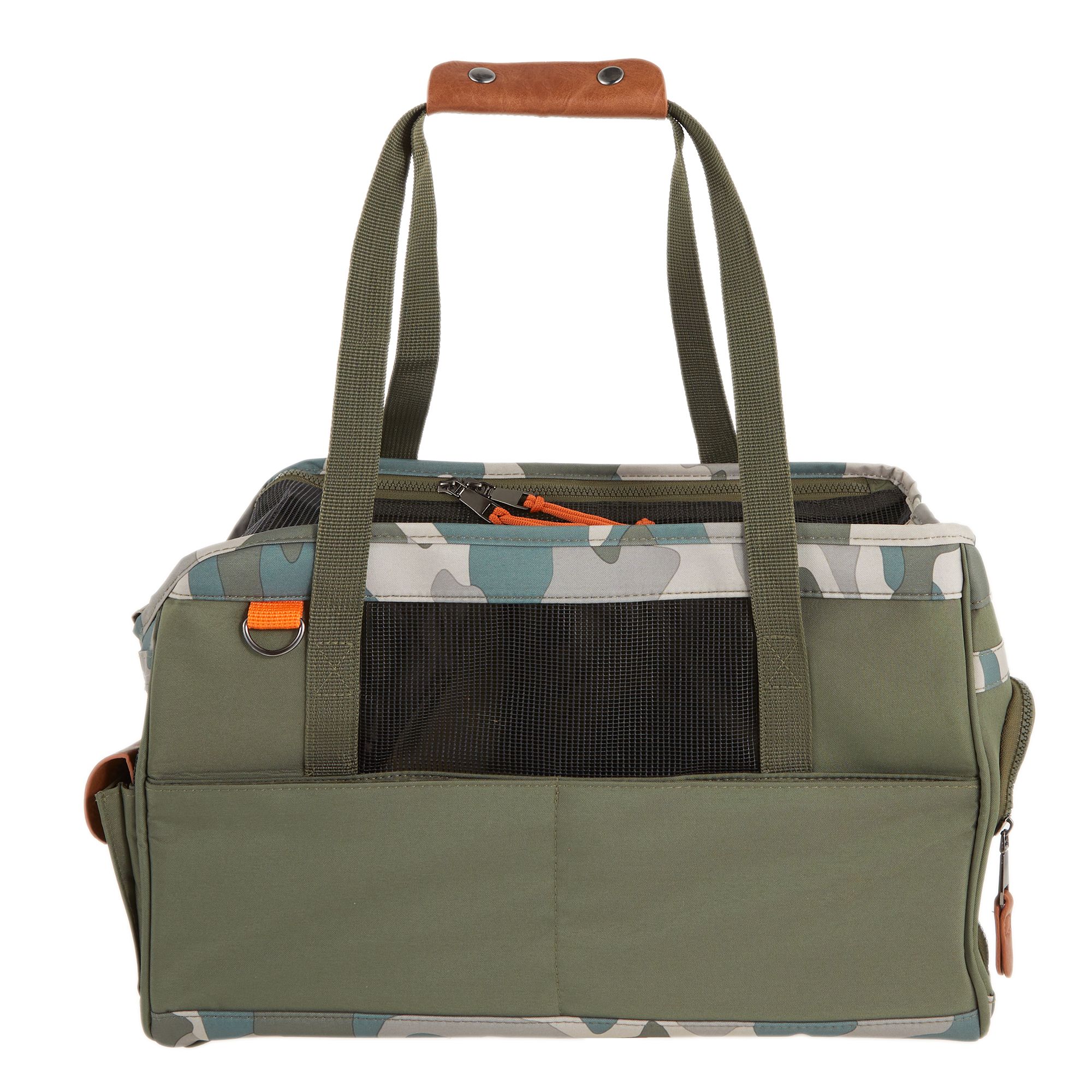 Top Paw® Camouflage Travel Tote Pet Carrier dog Carriers & Crates
