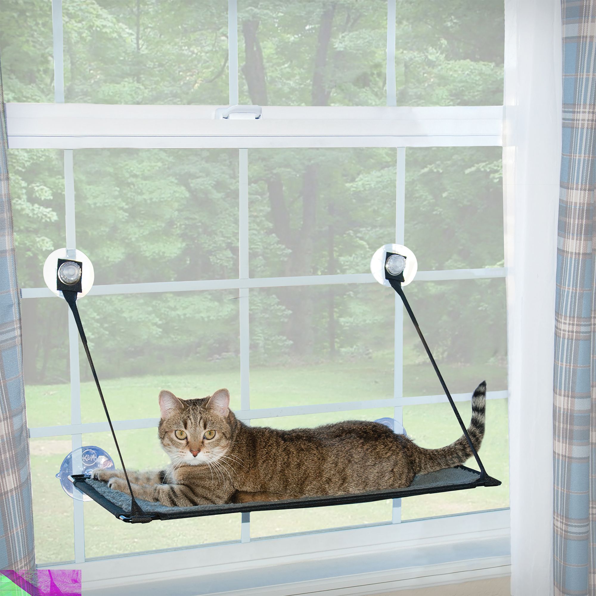 URESMAT Cat Window Perch, Cat Window Hammock for Large Cats, Cat