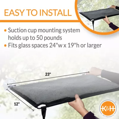 Product K&H Pet Products EZ Mount Window Sill Single Level Cat Bed