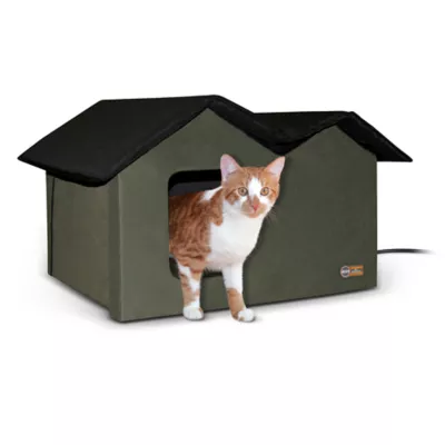 Product K&H Pet Products Outdoor Heated Extra-Wide Kitty House