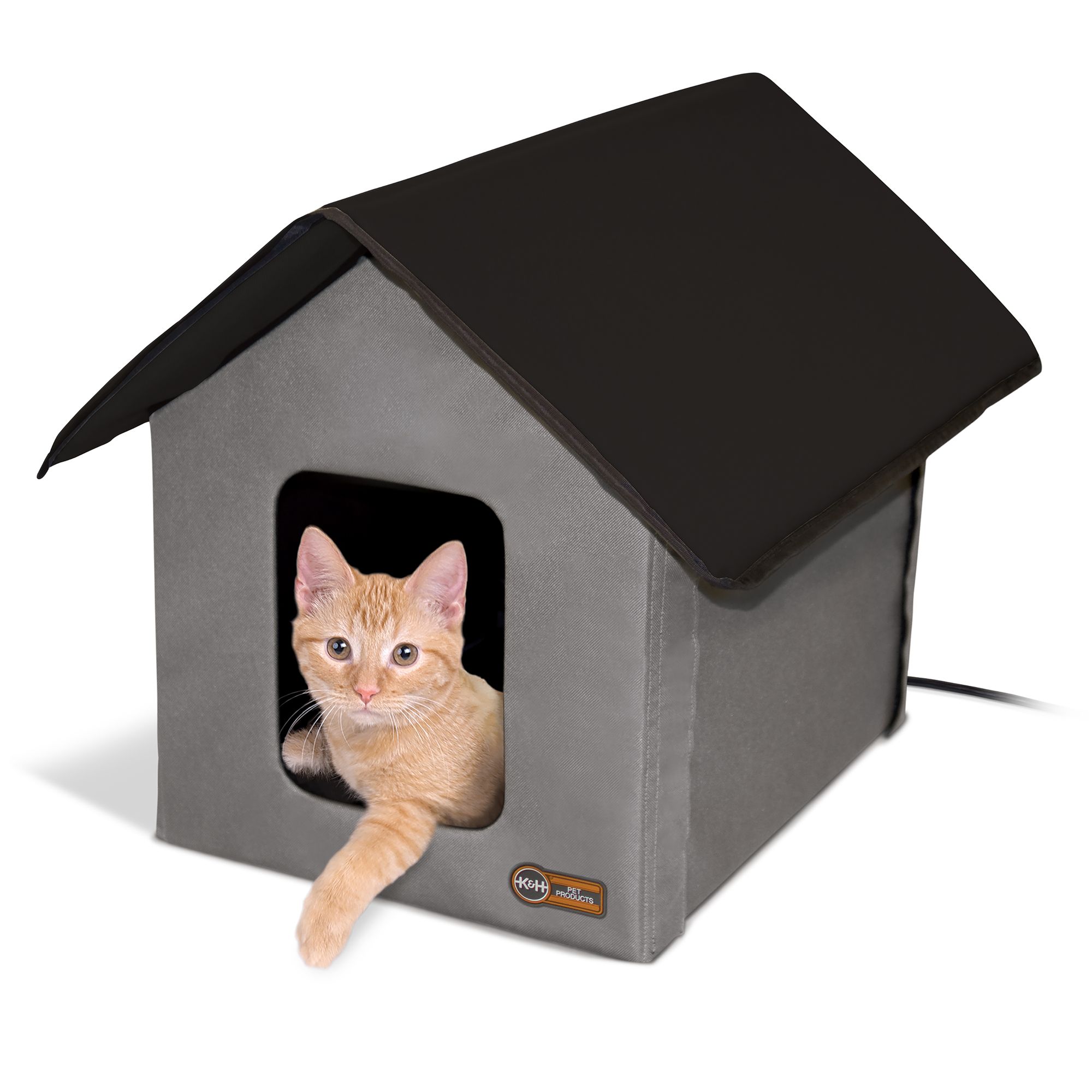 Outdoor cat kennel with flap best sale