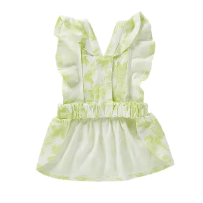 Product Top Paw® Lime Leaf Print Dog Dress