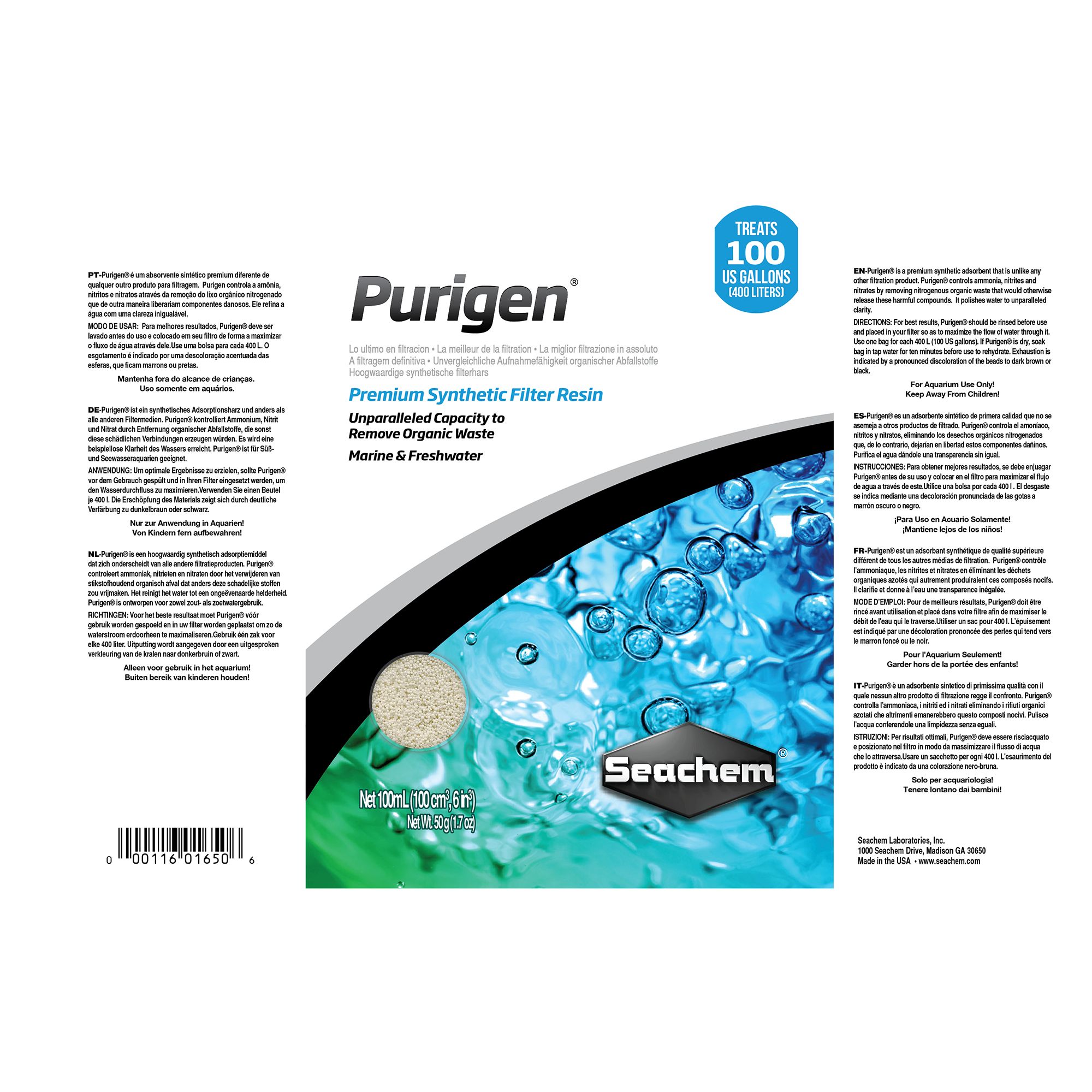 Seachem Purigen Premium Synthetic Absorbent