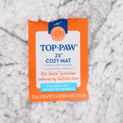 Top Paw® Cozy Plush Crate Mat - Image 5
