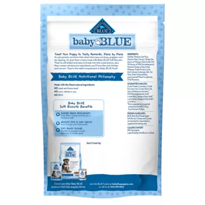 Product Blue Buffalo® Baby BLUE™ Soft Biscuits Puppy Treats - Chicken & Carrots