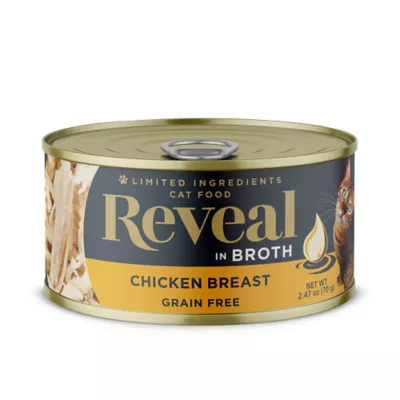 Product Reveal All Life Stage Wet Cat Food in Broth - 2.47 Oz, Limited Ingredient, Grain Free