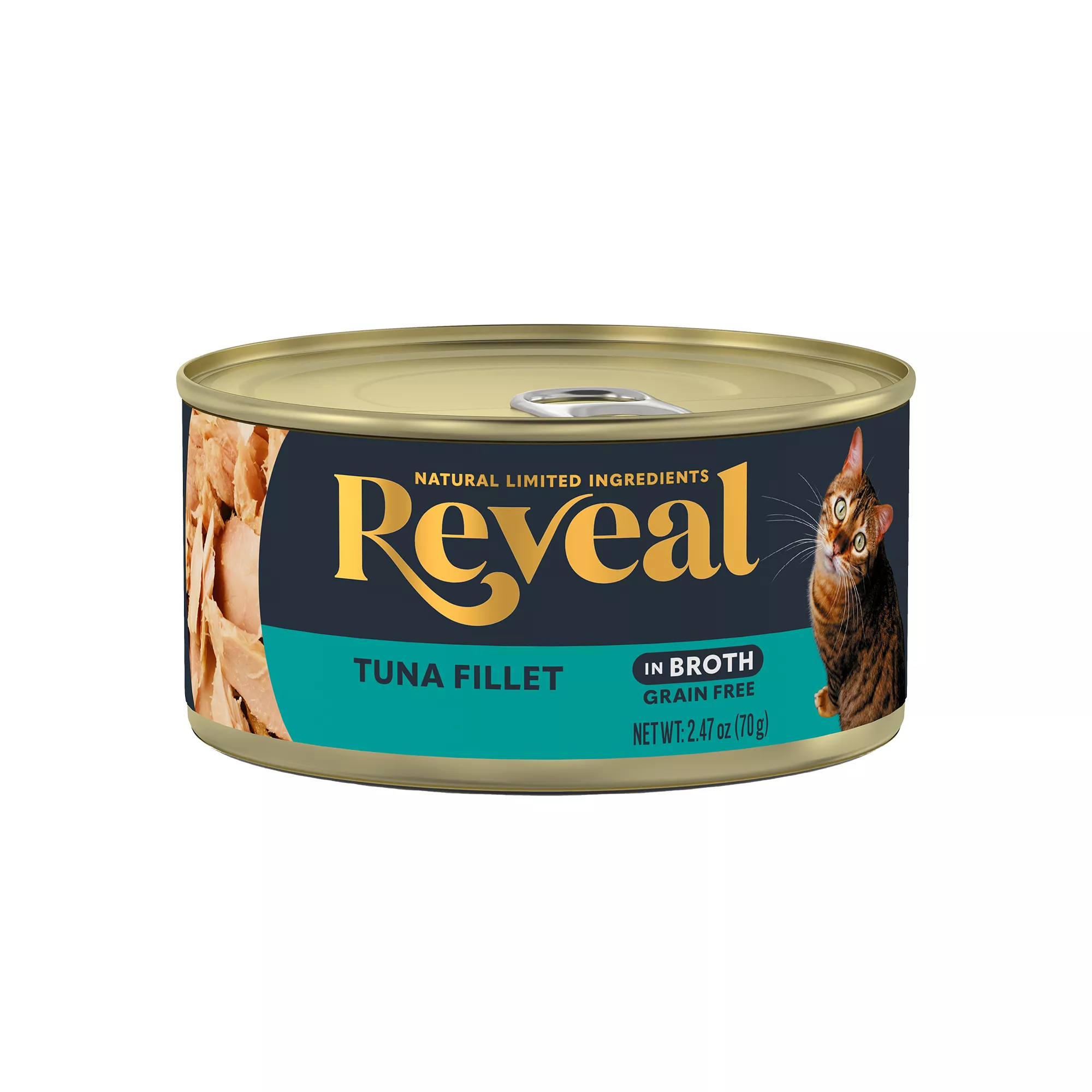 Reveal All Life Stage Wet Cat Food in Broth - 2.47 Oz, Limited Ingredient, Grain Free