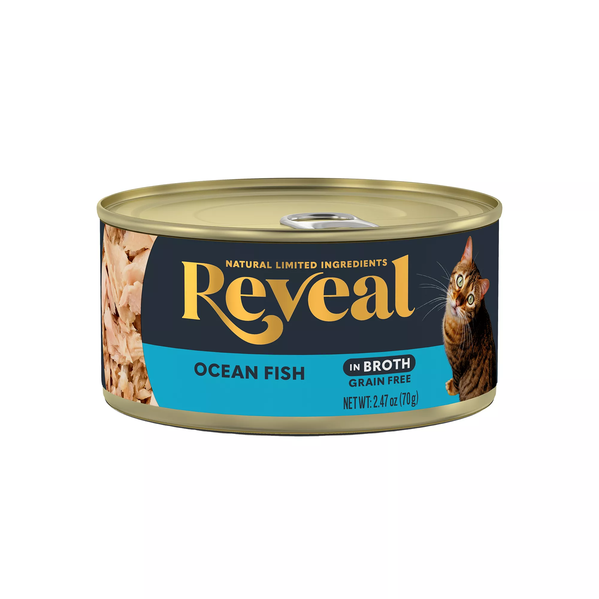 Reveal All Life Stage Wet Cat Food in Broth - 2.47 Oz, Limited Ingredient, Grain Free