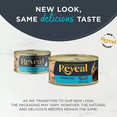 Product Reveal All Life Stage Wet Cat Food in Broth - 2.47 Oz, Limited Ingredient, Grain Free