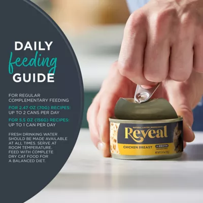 Product Reveal All Life Stage Wet Cat Food in Broth - 2.47 Oz, Limited Ingredient, Grain Free