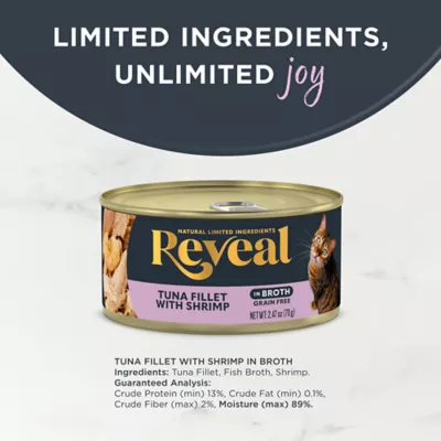Reveal All Life Stage Wet Cat Food in Broth - 2.47 Oz, Limited Ingredient, Grain Free - Image 4