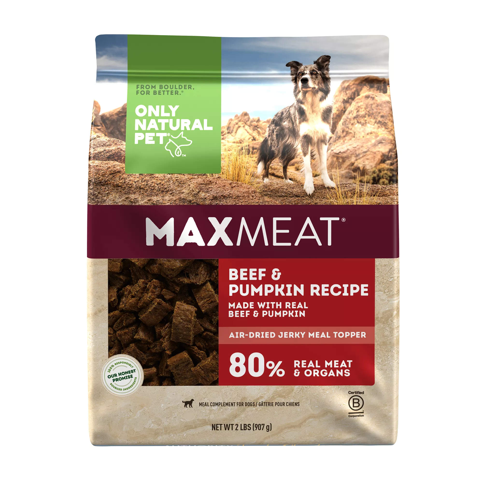 Only Natural Pet® MaxMeat All Life Stage Dry Dog Food Topper - Beef, High-Protein